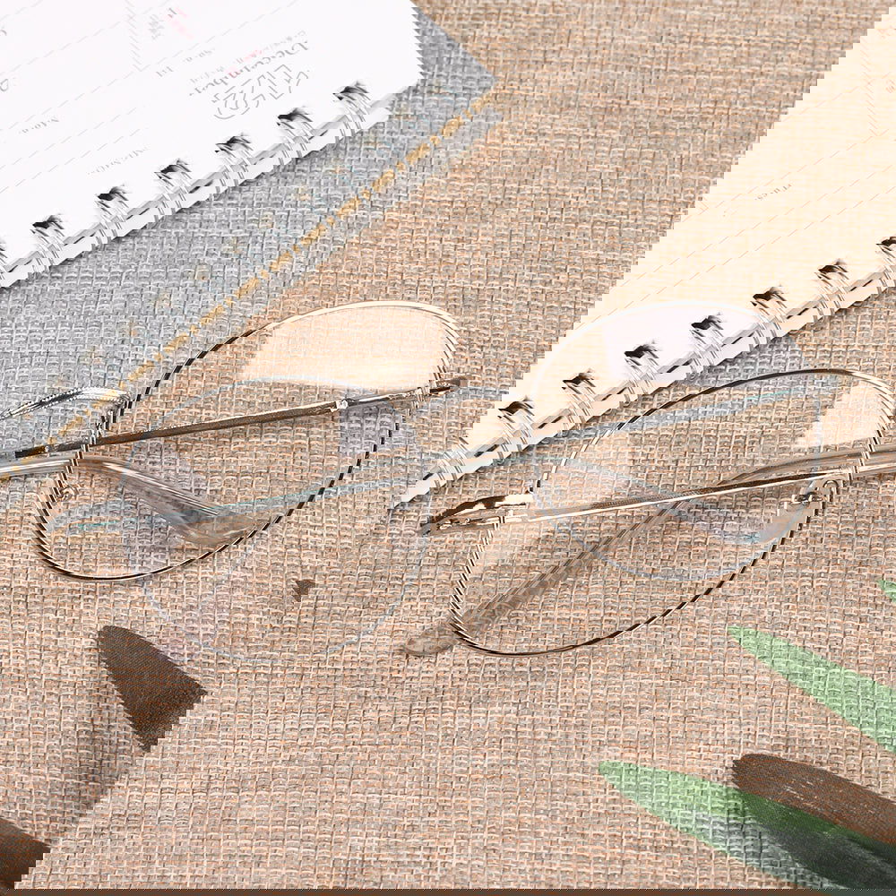 New Fashion Eyeglasses Round Metal Frame Reading Glasses Eyewear Vintage Women Men 