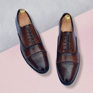 New Fashion Formal Brown Shoes - JACKMARC.COM