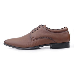 New Fashion Formal Pointed Leather Lace up Shoes For Office And Party Wear - JackMarc - JACKMARC.COM