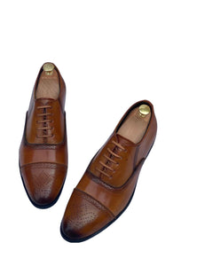 New Fashion Formal Tan Shoes - JACKMARC.COM