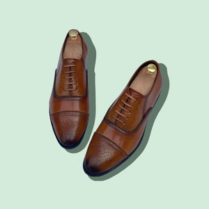 New Fashion Formal Tan Shoes - JACKMARC.COM