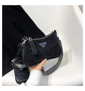 New Fashion Full Diamond Women's Handbags With Small Wallet-Jack mac - JACKMARC.COM