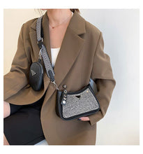 Load image into Gallery viewer, New Fashion Full Diamond Women&#39;s Handbags With Small Wallet-Jack mac - JACKMARC.COM
