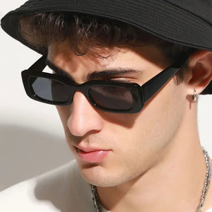 New Fashion Rectangle Trendy Vintage Sunglasses - JACKMARC.COM