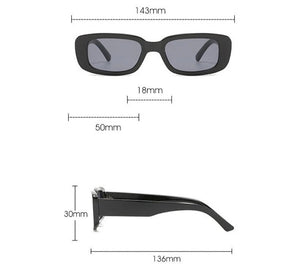 New Fashion Rectangle Trendy Vintage Sunglasses - JACKMARC.COM