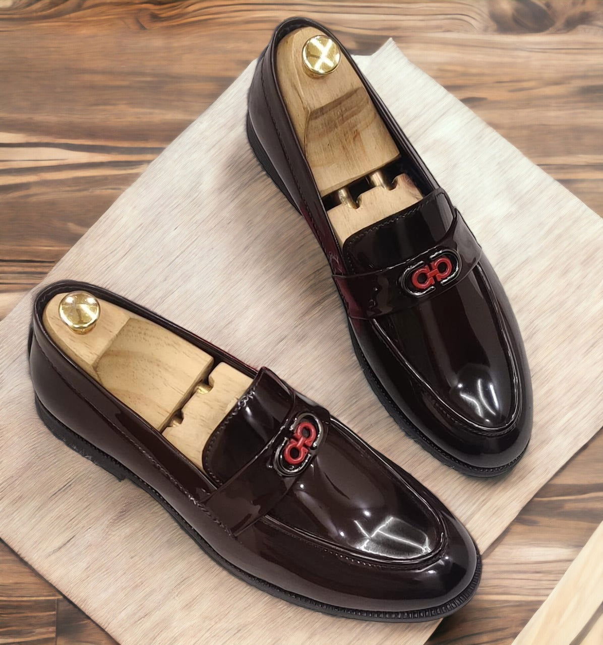 New Fashion Shiny Slip-On Loafer Shoes for Men - JACKMARC.COM