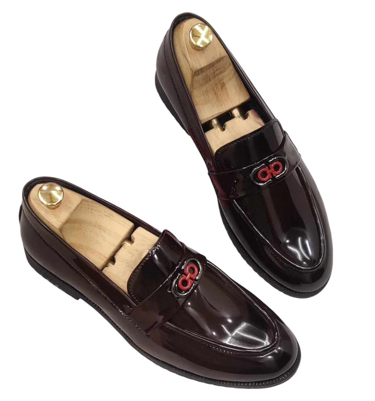 New Fashion Shiny Slip-On Loafer Shoes for Men - JACKMARC.COM