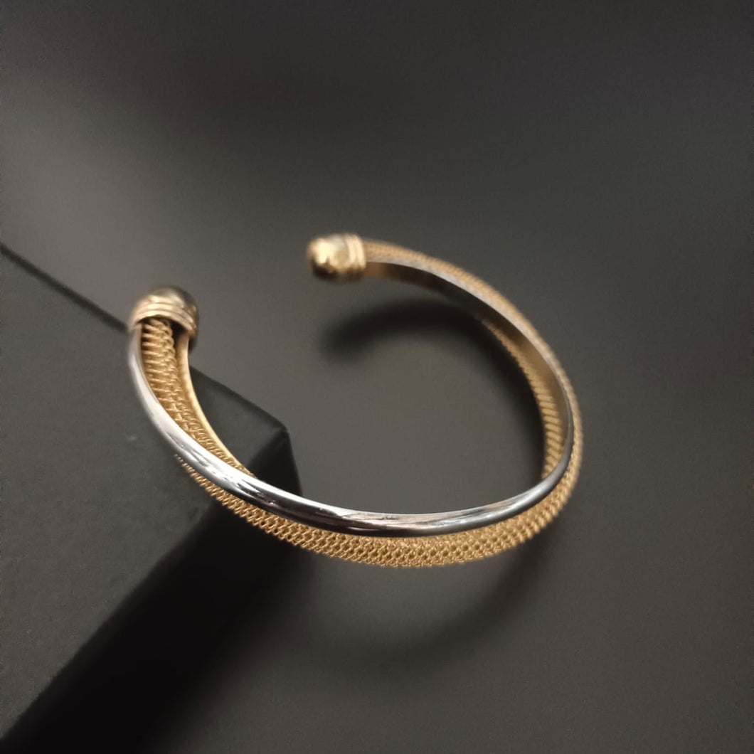 New Gold Silver Kada Bracelet For Men and Women-Jack Marc - JACKMARC.COM