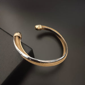 New Gold Silver Kada Bracelet For Men and Women-Jack Marc - JACKMARC.COM