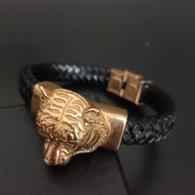 Load image into Gallery viewer, New Gold Tiger Bracelet For Men-Jack Marc - JACKMARC.COM
