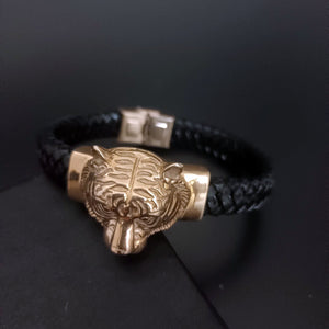 New Gold Tiger Bracelet For Men-Jack Marc - JACKMARC.COM