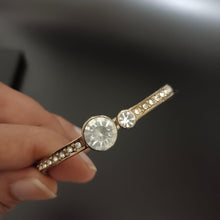 Load image into Gallery viewer, New Golden Diamond  Kada Bracelet For Women and Girl-Jack Marc - JACKMARC.COM
