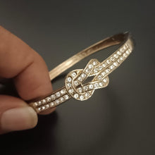 Load image into Gallery viewer, New Golden Knot Design Diamond Gold Bracelet For Women and Girl-Jack Marc - JACKMARC.COM
