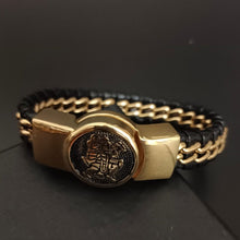 Load image into Gallery viewer, New Hanuman Devotional Gold Bracelet For Men-Jack Marc - JACKMARC.COM
