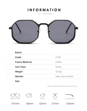 Load image into Gallery viewer, New Hexagonal Steampunk Sunglasses Men - JACKMARC.COM
