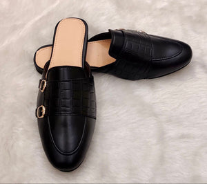 New Imported Monk Strap mules Comfort Shoes with Strap Decoration For Men-Jack Marc - JACKMARC.COM