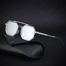 Load image into Gallery viewer, New Polygon Steam Punk Double Bridge Sunglasses - JACKMARC.COM
