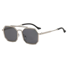 Load image into Gallery viewer, New Polygon Steam Punk Double Bridge Sunglasses - JACKMARC.COM
