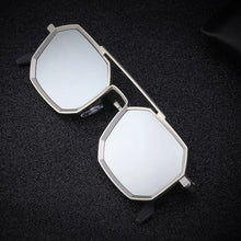 Load image into Gallery viewer, New Polygon Steam Punk Double Bridge Sunglasses - JACKMARC.COM
