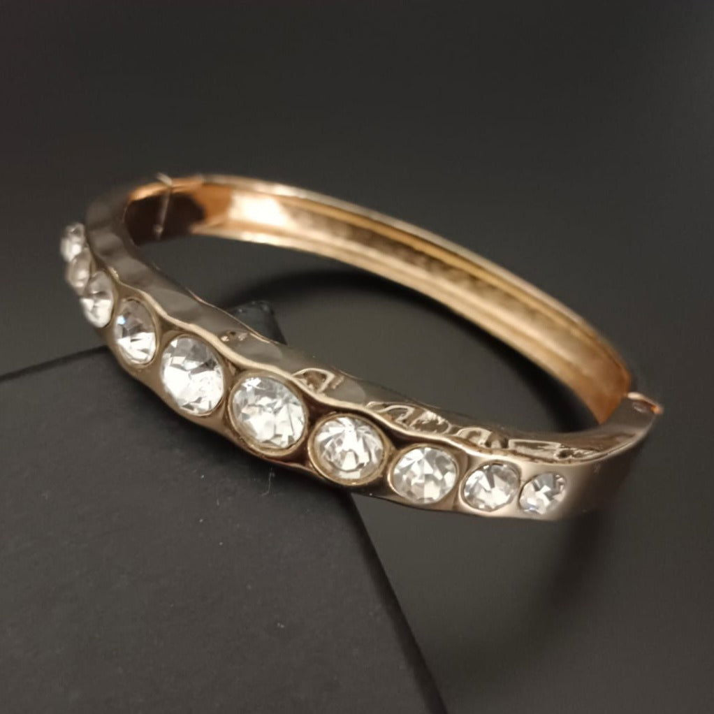 New Round Diamond Design Golden Bracelet For Women and Girl-Jack Marc - JACKMARC.COM