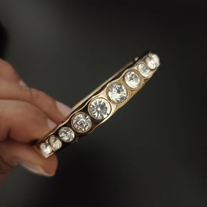 New Round Diamond Design Golden Bracelet For Women and Girl-Jack Marc - JACKMARC.COM