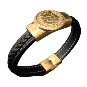 New Shree Ganesh Devotional Gold Bracelet - JACKMARC.COM