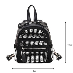 New Small Rhinestone Backpack - JACKMARC.COM