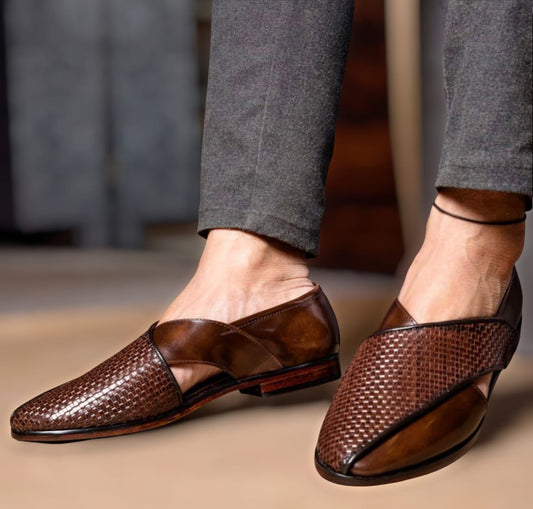 New Stylish Peshawari Sandal Loafer For Wedding and Casual Wear For Men-Jackmarc - JACKMARC.COM