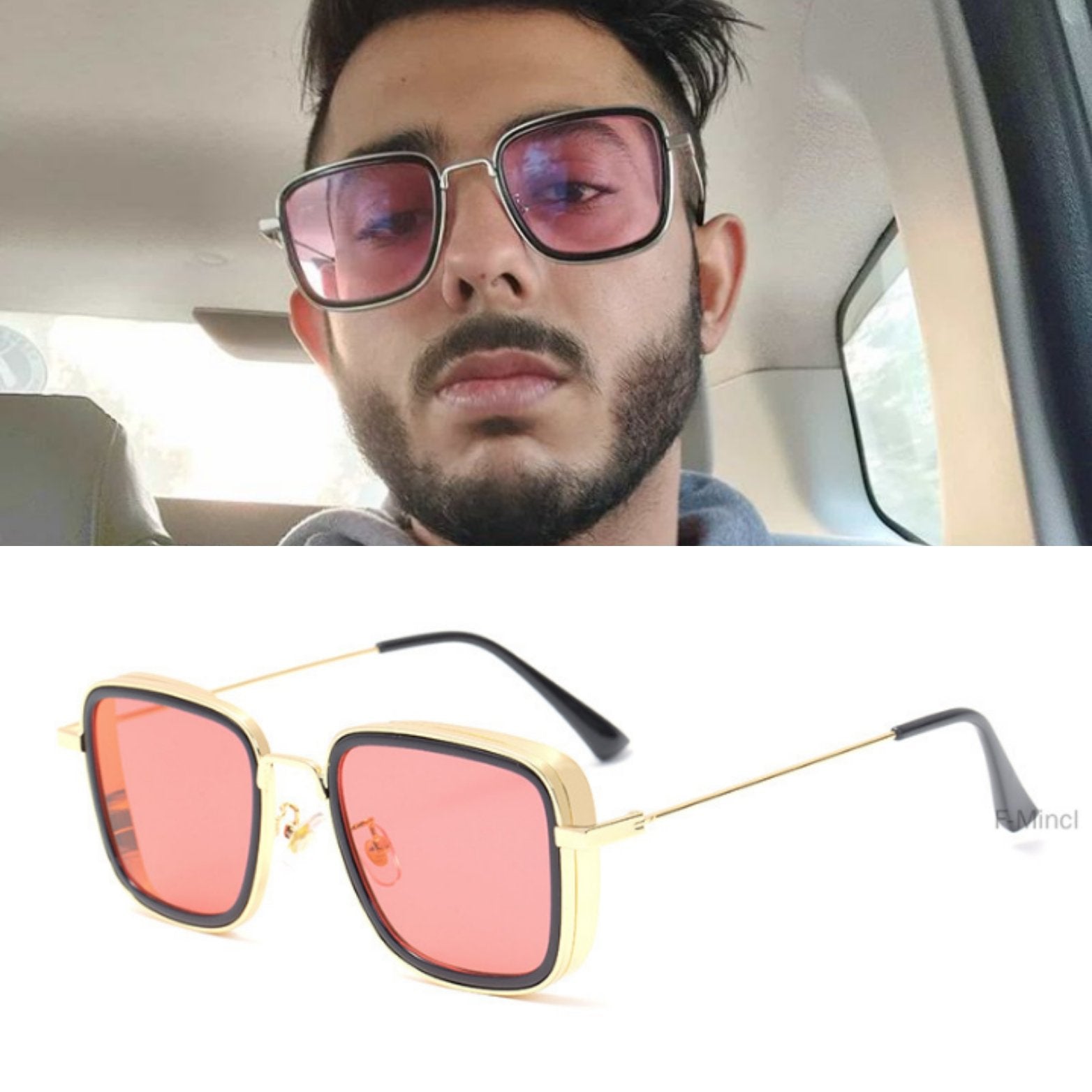 New Stylish carryminati Square Candy Sunglasses For Men And Women - JACKMARC.COM