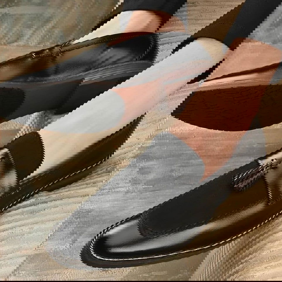 New Suede Tassel Loafers for Effortless Men's Party and Formal Wear-Jack marc - JACKMARC.COM