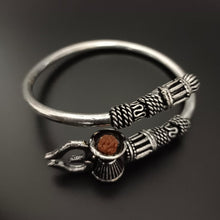 Load image into Gallery viewer, New Trishul Devotional Silver Bracelet For Men and Women-Jack Marc - JACKMARC.COM
