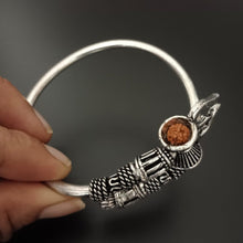 Load image into Gallery viewer, New Trishul Devotional Silver Bracelet For Men and Women-Jack Marc - JACKMARC.COM
