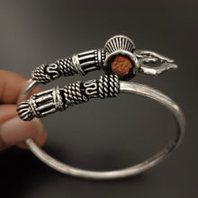 Load image into Gallery viewer, New Trishul Devotional Silver Bracelet For Men and Women-Jack Marc - JACKMARC.COM
