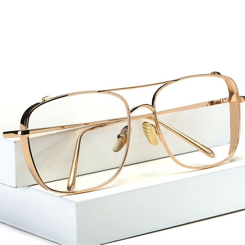 Optical Alloy Glasses Frame Women Men Oversized Transparent Eyeglasses Frames - JACK MARC - JACKMARC.COM