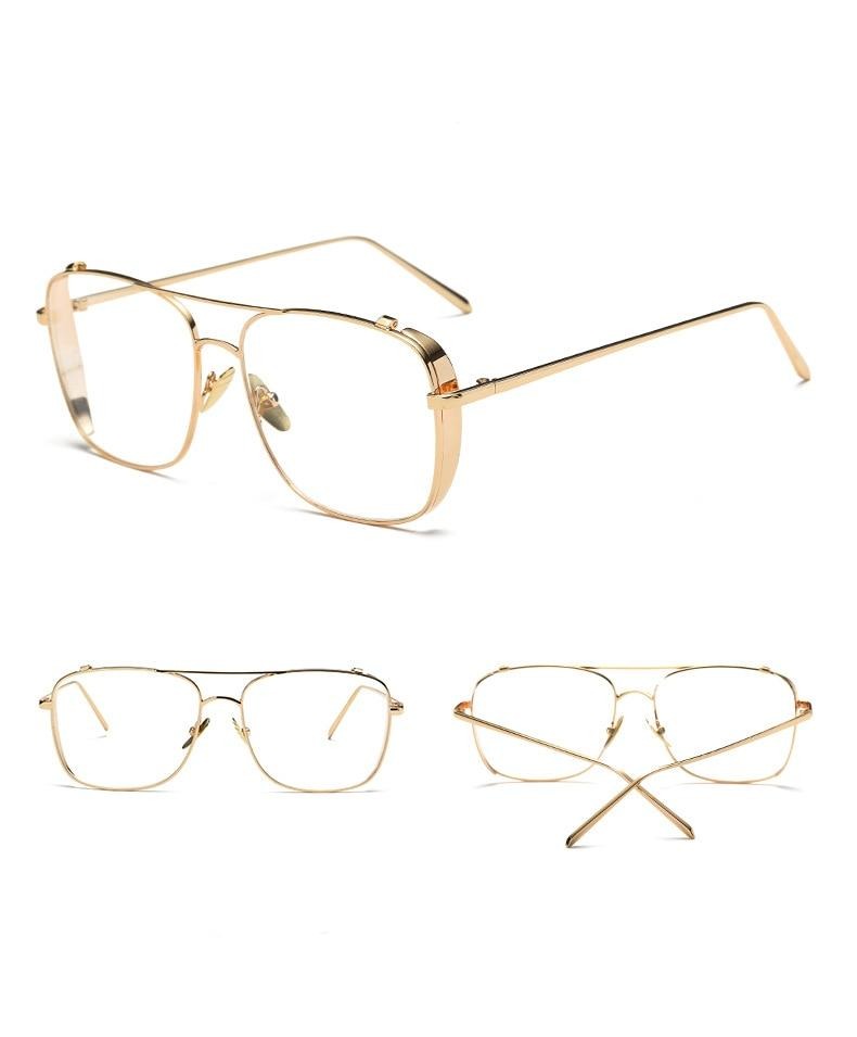 Optical Alloy Glasses Frame Women Men Oversized Transparent Eyeglasses Frames - JACK MARC - JACKMARC.COM