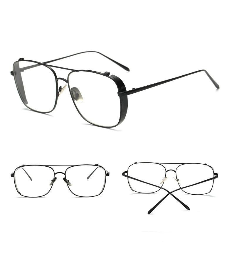 Optical Alloy Glasses Frame Women Men Oversized Transparent Eyeglasses Frames - JACK MARC - JACKMARC.COM