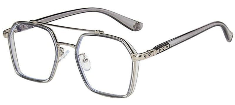 Oversize Designer Anti-Blue Eyeglasses 