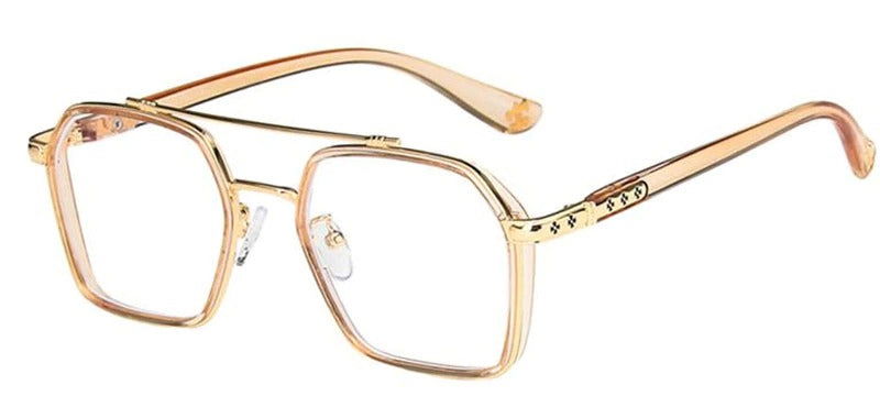 Oversize Designer Anti-Blue Eyeglasses 