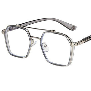 Oversize Designer Anti-Blue Eyeglasses - JACKMARC.COM