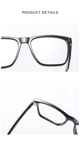 Oversized Square Frame Eyeglasses For Men - JACKMARC - JACKMARC.COM