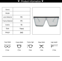 Load image into Gallery viewer, Oversized Square Sunglasses - Vintage Big Frame - JACKMARC.COM
