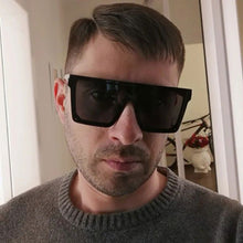 Load image into Gallery viewer, Oversized Square Sunglasses - Vintage Big Frame - JACKMARC.COM
