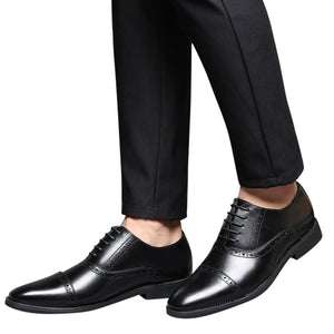 Oxford Leather Shoes For Men - JACKMARC.COM