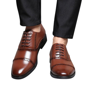 Oxford Leather Shoes For Men - JACKMARC.COM