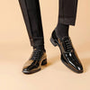 Oxford Shiny Lace up Shoes - JACKMARC.COM