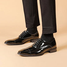 Load image into Gallery viewer, Oxford Shiny Lace up Shoes - JACKMARC.COM
