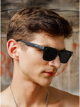 Load image into Gallery viewer, Fashion Black Square Sunglasses
