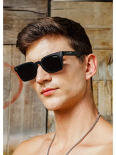 Load image into Gallery viewer, Fashion Black Square Sunglasses
