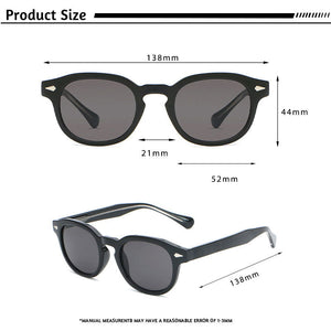 Punk Tea Green Retro Round Men Sunglasses - JACKMARC.COM