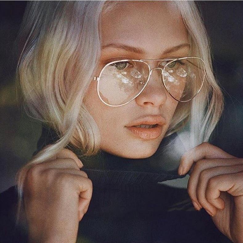 Reading Optical Pilot Aviation Metal Frame Eyeglasses - JACKMARC.COM